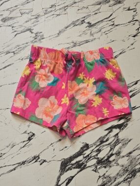 The Children's Place Pink Floral Tropical Girls Shorts